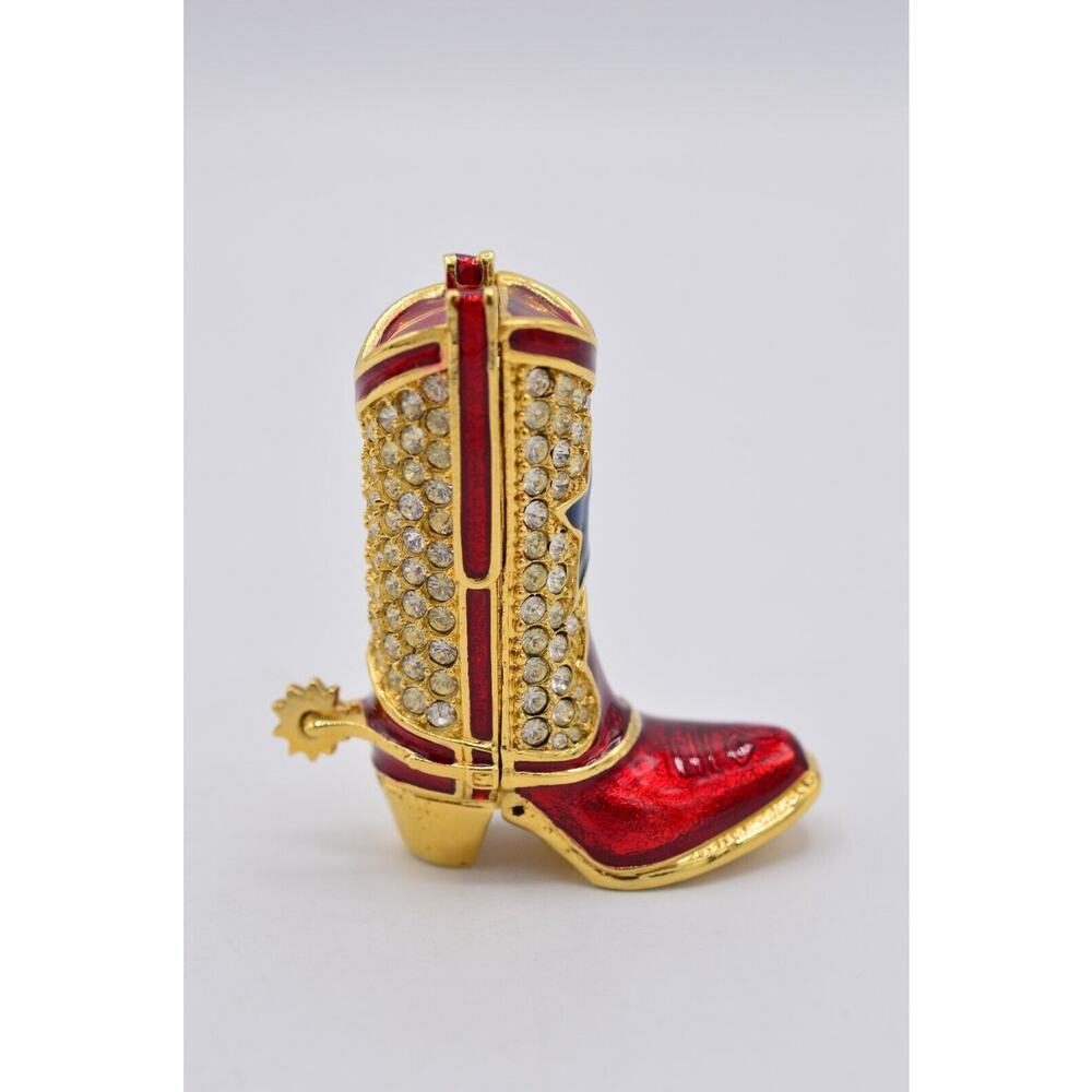 Estee Lauder Empty Compact Solid Perfume Rhinesto… - image 5